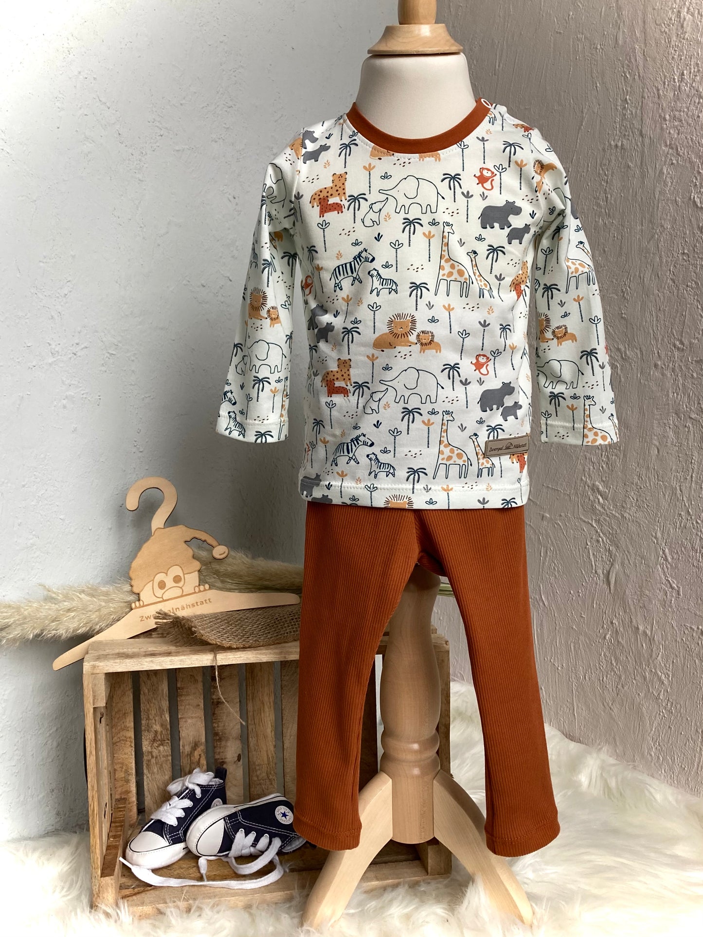 Set "Dschungel" - Langarmshirt + Hose