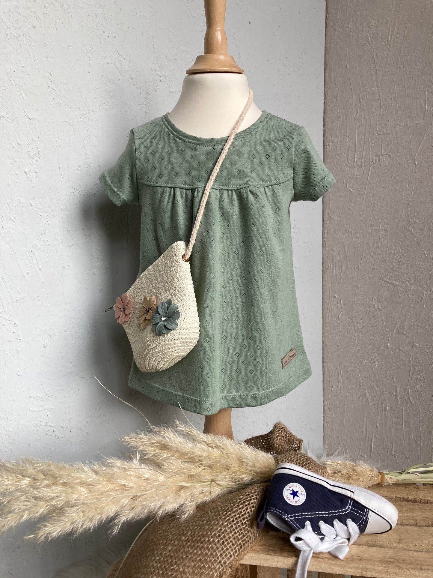 Sommer-Tunika mit Raffung