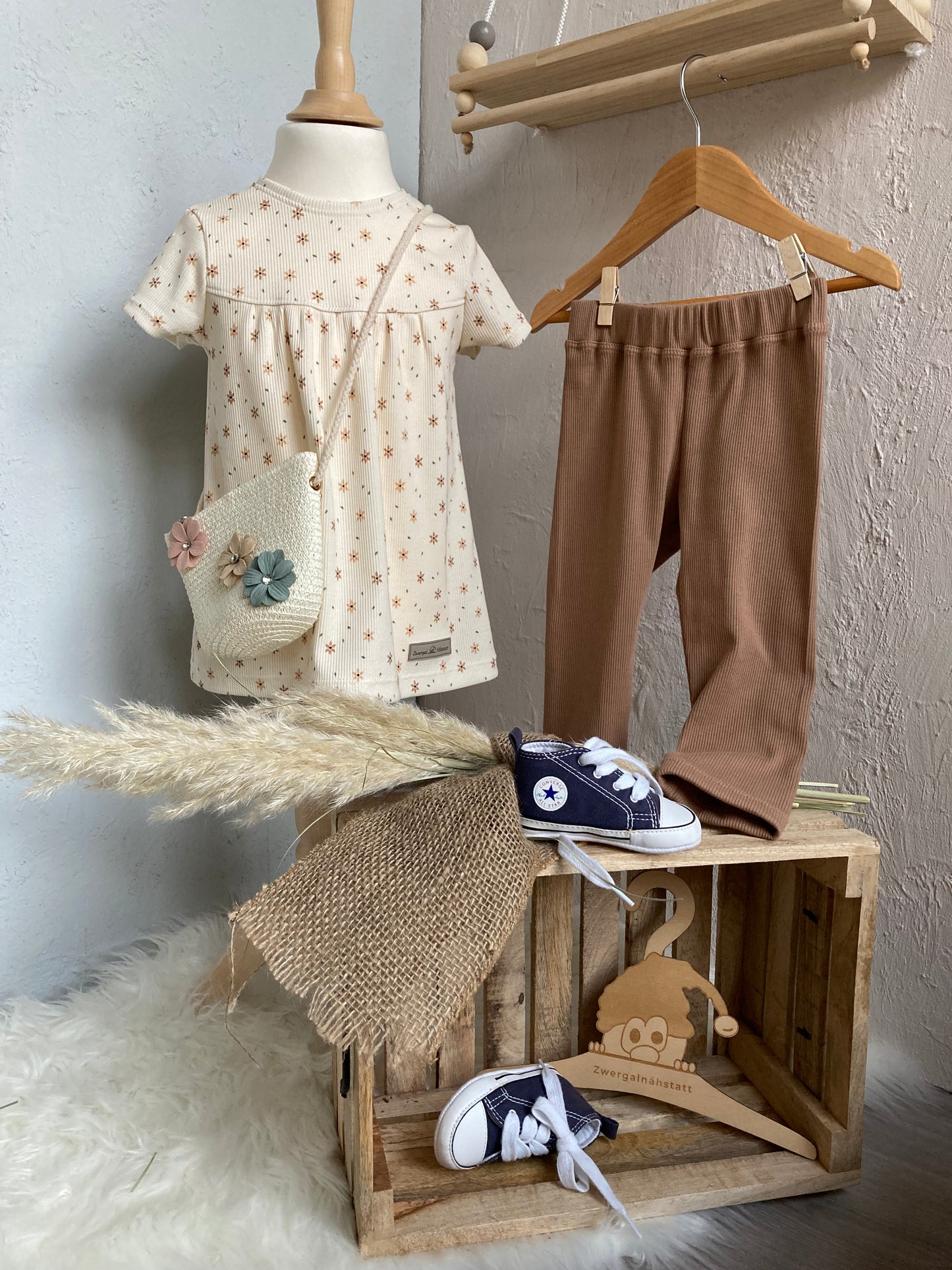 Sommer-Set, Tunika mit 3/4 Leggings