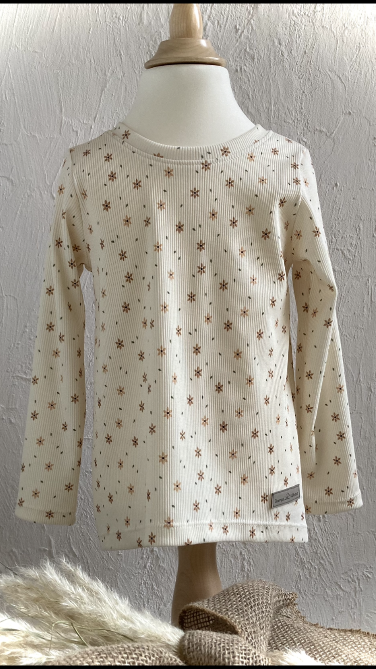 Langarm-Shirt Sternblume