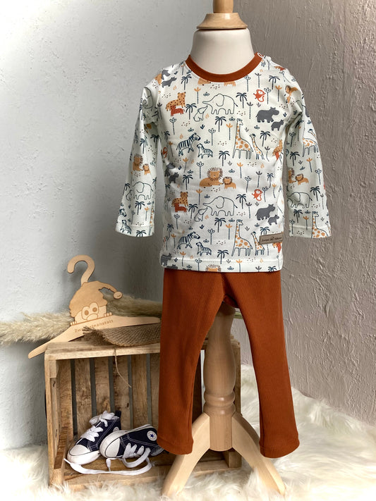 Set "Dschungel" - Langarmshirt + Hose